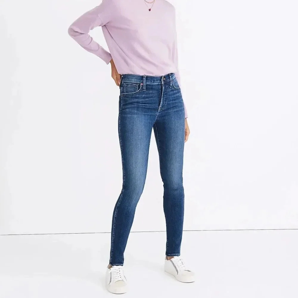 Madewell 10” High Rise Skinny Jeans Bradshaw Wash